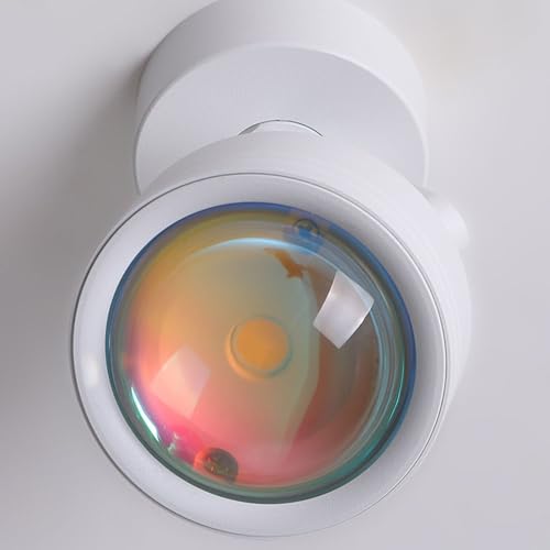 Lámpara de puesta de sol de techo moderna y proyector visual de pared 7