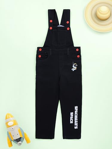 Image of KiddoPanti Boys Denim Dungaree Pant