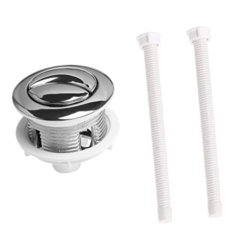 UKCOCO Varillas de Botón de Descarga Doble Inodoro de Compatible con Cisternas de Accesorios Prácticos Reemplazo