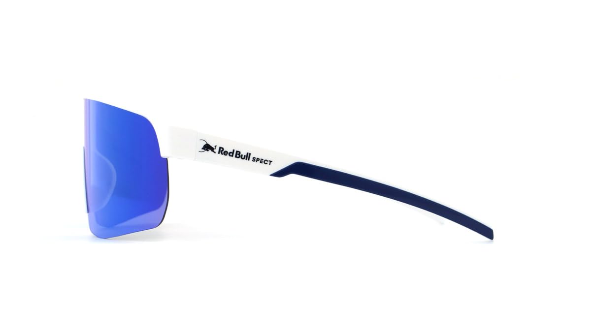 Red Bull Spect Eyewear Dakota, Occhiali Unisex-Adulto, Shiny White, Medium