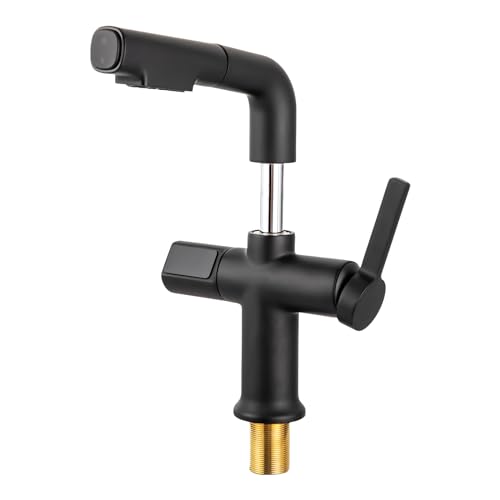 Robinet extensible pour évier de cuisine rotatif et ergonomique pour faciliter la vaisselle