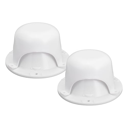 SUNGOOYUE Fognario Techo de Fognario Consejos de Plástico en Plástico 2 Empaquetado de Conjunto de Paquetes, Junto con Silicio Calafalón, para una Empresa de Techo de Autocaravana Hidráulica,