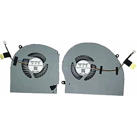 QUETTERLEE Replacement New CPU and GPU Cooling Fan for Dell Alienware 17 R4 R5 Series MG75090V1-C060-S9A MG75090V1-C070-S9A P31E ALW17C 0K2PKV 04RFW1 Fan Cover