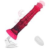 YQlove Dildo mit Saugnapf, 3 Stoßfunktion, 9Vibration, Heizung, Horse-Penis Vibrator, G-Punkt & Prostata stimulation, Vibratorensets mit Fernbedienung & verstellbarer Basis, Unisex-Sexspielzeug