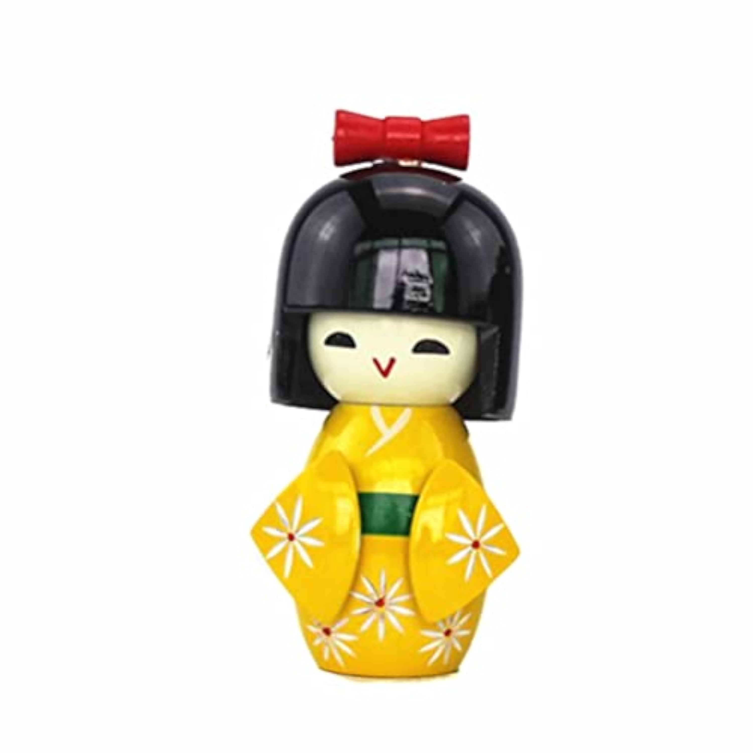Alipis Ropa para Muñecas Tradicionales Japonesas Decoración De Estatuillas para Muñeca Geisha Japonesa Estatua De Geisha De Madera Muñeca Kimono Japonés Kokeshi Madera Antiguo Japón