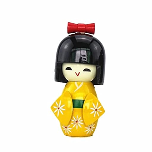Alipis Ropa para Muñecas Tradicionales Japonesas Decoración De Estatuillas para Muñeca Geisha Japonesa Estatua De Geisha De Madera Muñeca Kimono Japonés Kokeshi Madera Antiguo Japón | Ya disponible en tu tienda friki favorita! En mundofriki.es!