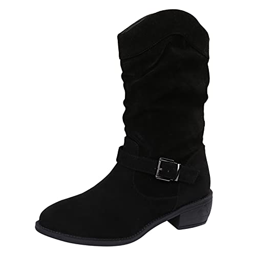 Bottines à talons moyens et lacets pour femme en couleur unie