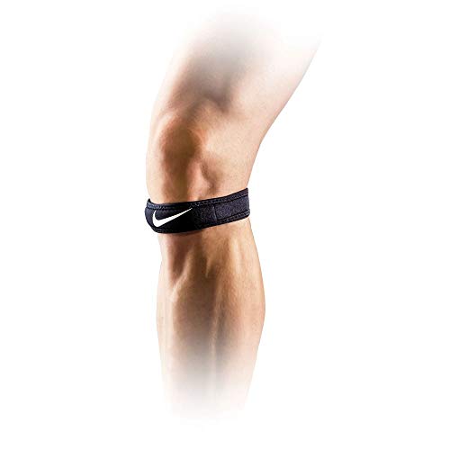 Nike Pro Patella Band 2.0 Patella Band, Unisex, N.MN.04.010.SM, Black/White, S/M