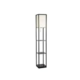 ★ Adecuado para uso en el hogar: fácil de la lámpara de piso de construcción, adecuado para su uso en cualquier sala de estar, dormitorio, dormitorio, habitación u oficina.Esta lámpara de pie cómoda y con estilo puede iluminar cualquier rincón, mientras que proporciona almacenamiento para sus libros favoritos, jarrones, artículos de colección o DVD.