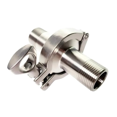 Raccord de tuyau 1/2" anti-fuite avec joint PTFE et collier de serrage rapide