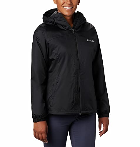 Columbia Women's Switchback Faux Sherpa Lined Jacket, Black, Large