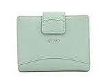 1 Geschenkbox GIUDI Damen Geldbörse Echtleder Mittel-Groß (Menta)