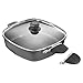 Karcher Cookware Set, Cast Aluminium with Teflon Classic Non-Stick Coating, 12-Piece with 6 Glass Lids + 1 Pair of Thermal Grips