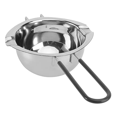 BRIGHTFUFU 1pc Melting Pot Candy Melts Melting Pan for Molding Stainless Steel Boiler Silicone Cover Handle