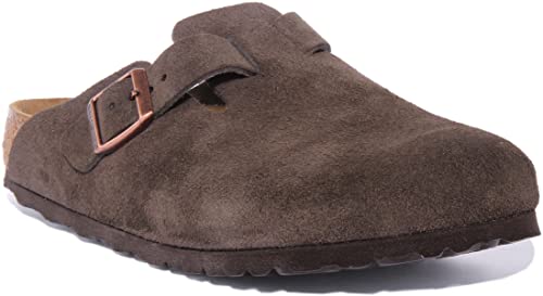 Image of Birkenstock Women's Boston Suede Clogs