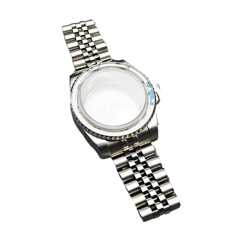 1�� 40mm NH34 35 36 38 ���[�u�����g GMT/SUB �P�[�X �T�t�@�C�A�K���X 8205/15 ���v�������i 28.5mm�Ή�(27-1,ETA2836-Miyota8215)