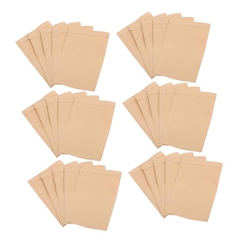 Totority 100Pcs Multi Use Packets Paper Envelopes for Storage Versatile Containers Easy Identification with Classification Letters for Corn Items
