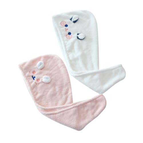 SOESFOUFU 2 Peças Touca De Cabelo Seco Toalhas De Cabeça Para Cabelos Molhados Mulheres Chapéus De S