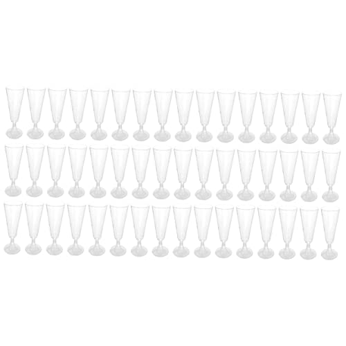 Luxshiny 80 Peças Taças De Plástico Conjunto De Coquetel De Taças De Plástico Transparente