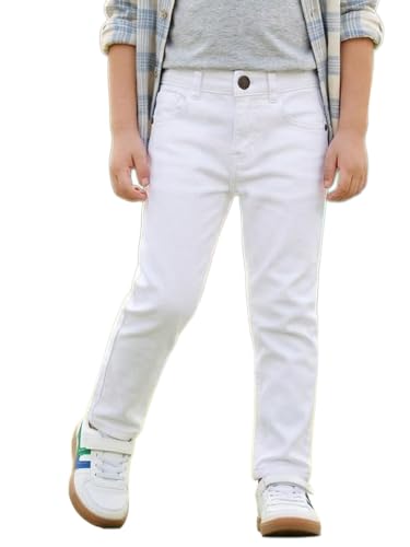 Image of Urbano Juniors Boy's Slim Fit Mid Rise Washed Denim Jeans Stretch