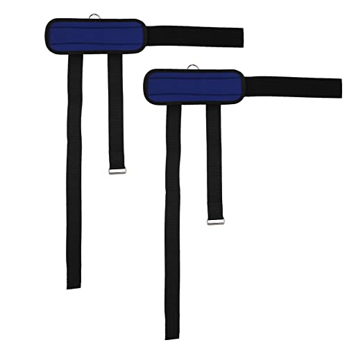 Gbloodst Correas de tobillo con pedal telescópicas de nailon para levantamiento de pesas con mancuernas y mancuernas B