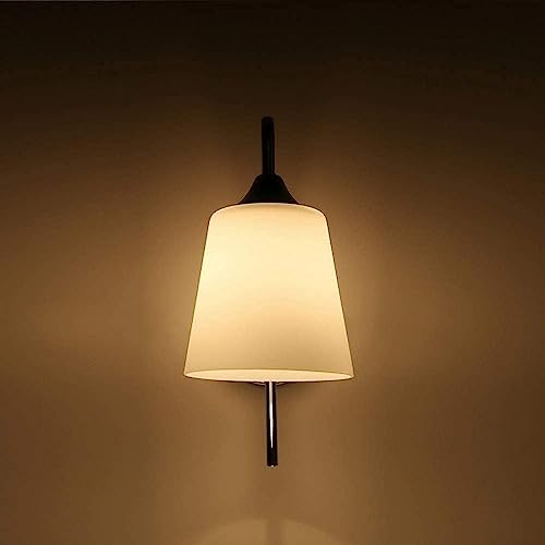 Lámpara de pared de vidrio moderna E27 para iluminar pasillos 5