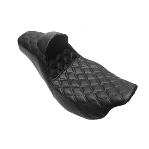 Cojín de asiento con respaldo que elimina la fatiga en Harley Electra Glide