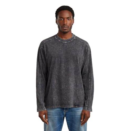 G-STAR 8719965012981 Lavado Boxy R T LS, Negro Dk Black Smokey GD D26837-c756-h590, M