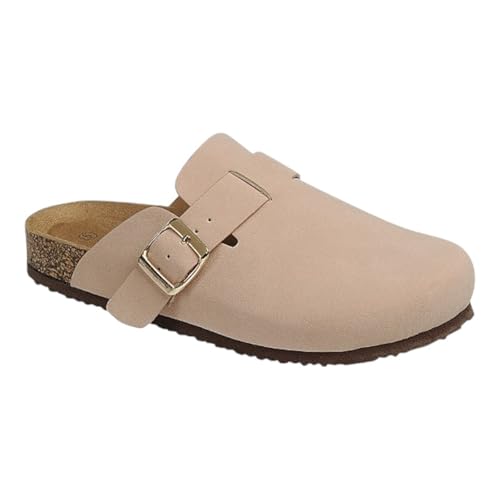 Forever Link Women's Cork Footbed Comfort Mule Slide Sandals Shoes