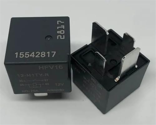 Relé HFV16 12-H1TY-R 2817 interruptor automotriz 12V 70A repuesto coche 4 pines