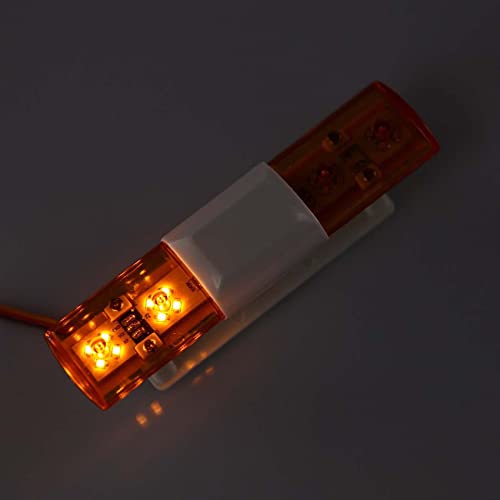 Lafeina Multi-Function Led Police Flash Light Lamp For 1/10 1/8 Rc Hsp Traxxas Tamiya Cc01 Rc4Wd D90 Axial Scx10 Model Car #TOP2
