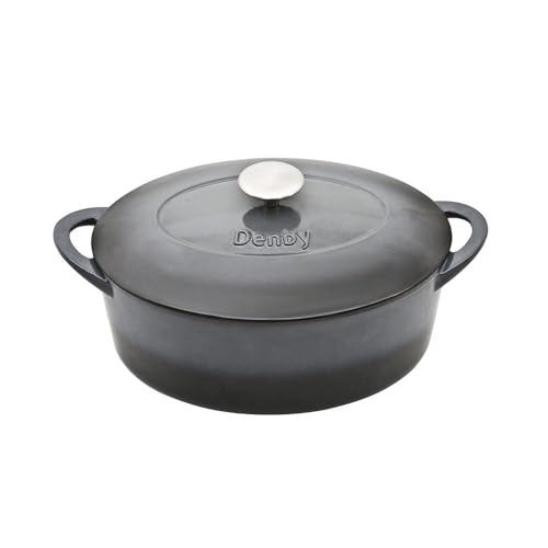 Denby CIH-583 Halo Cast Iron 4.2L Oval Casserole