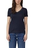 s.Oliver RIPP T Shirt mit Spitze am Ausschnitt