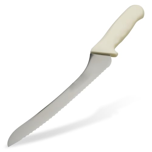 Winco Stal 9-Inch Offset Bread Knife