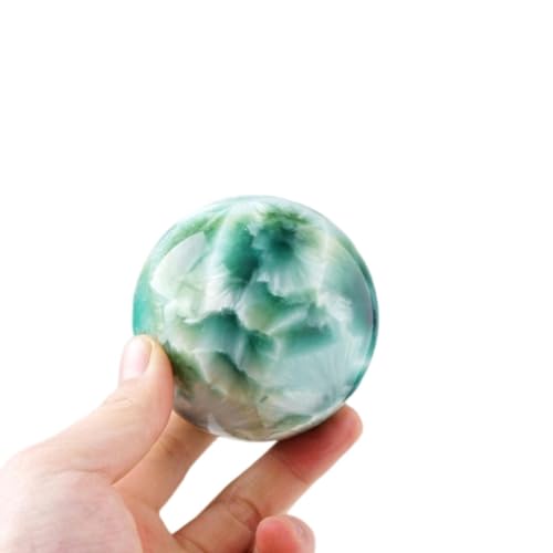 Cristal craquelé vert contre le stress au bureau, pierre feng shui polie