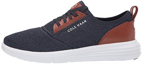 Cole Haan Mens Grandsport Journey Knit Sneaker, Navy Ink/Woodbury/Optic White, 10 Us #TOP7