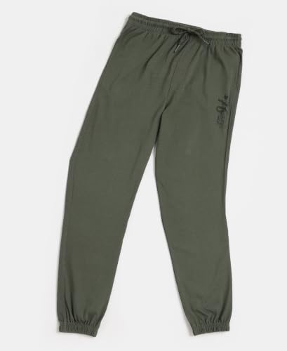 Image of Jockey AB10 Boys Super Combed Cotton Rich Graphic Printed Joggers with Elasticated Hem