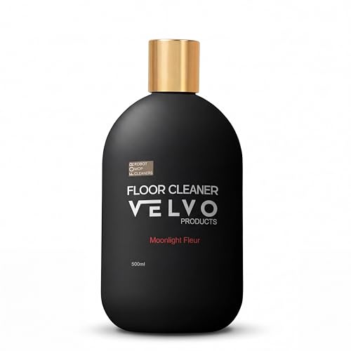 Velvo Floor Cleaning Solution for Robot Mops – Compatible with Roborock, Dreame, Roomba – Low Foam 1:300 Concentrate, Streak-Free, Multi-Surface Cleaner for Hardwood & Tile, 500ml (Moonlight Fleur)