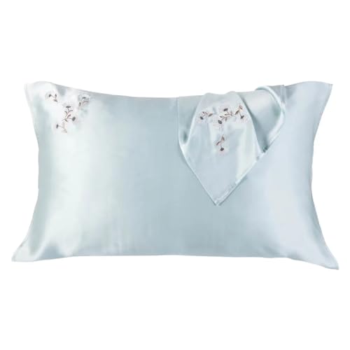 Taie d'oreiller en soie véritable avec broderie chinoise idée cadeau - 2