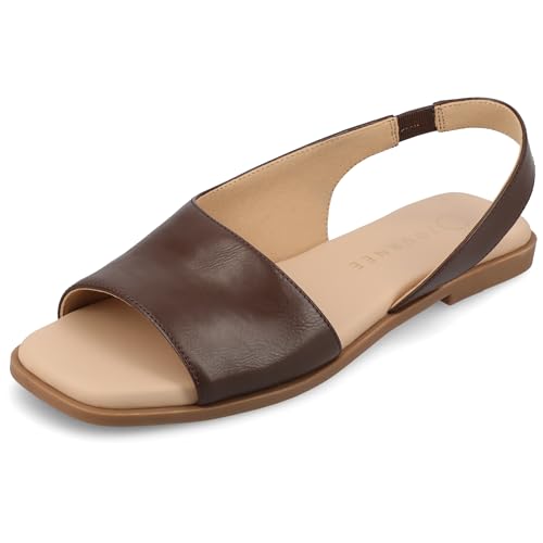Image of Journee Collection Women's Brinsley Slingback Flat Sandals
