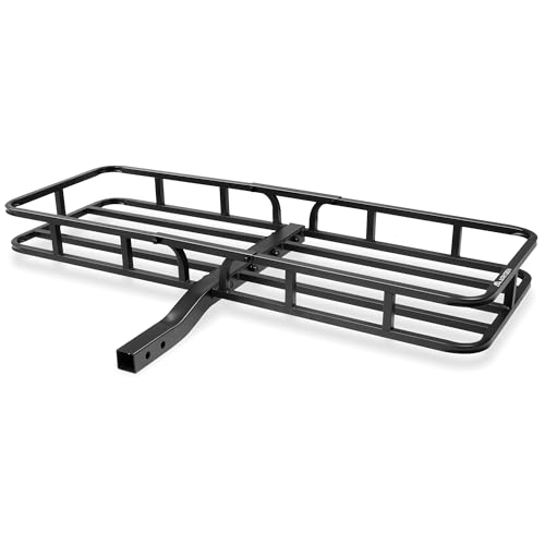 ARKSEN 53 x 19 x 5 Inch Hitch Mount Cargo Rack Carrier, 500 Lbs Capacity Heavy Duty 2' Receiver...