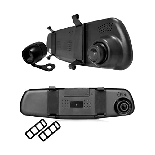 RETROVISOR LCD COM CAMERA DE RE E DVR RS510BR