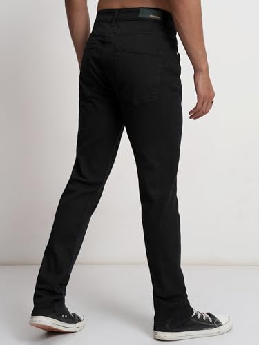 Image of Highlander Men's Straight Fit Jeans | Mid Rise | Stretchable | Designed for Comfort & Ease of Movement| Jeans for Man