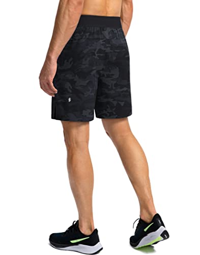 Image of Soothfeel Men's Running Shorts with Zipper Pockets 9 inch / 7 inch / 5 inch Quick Dry Eight Basketball Gym Workout Athletic Shorts