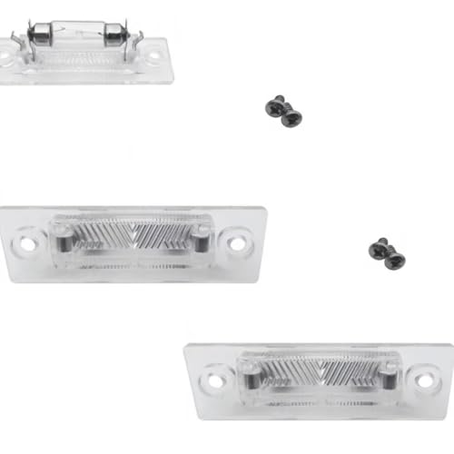 Piloto de matrícula para VW Touran y Transporter recambio de alta resistencia 2 piezas 6