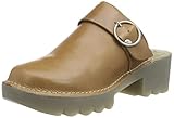 Sandalia Fly London Enda510fly, Sandalia con taln Mujer, marrón Claro, 40 EU