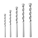 5-teiliges Steinbohrer-Set für Beton, Betonbohrer Set (Spezifikation: Ø4/5/6/8/10mm) mit...