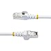 StarTech.com NLWH-3M-CAT6A-PATCH Category 6A LAN Cable, 9.8 ft (3 m), White, LSZH (Low Smoke Zero Halogen), 10GbE, 500MHz, 100W, PoE++, S, FTP, ETL Certified, Anti-Claw Mechanism, RJ45 Connector