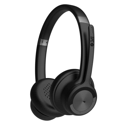 SPC Dreamer Pro – Casque Bluetooth sans Fil avec Microphone, autonomie de 40h, Bluetooth 5.0, Suppression du Bruit, Double Connexion simultanée, Couleur Noire – Image 4
