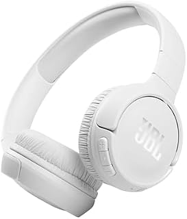 JBL Tune510BT - Bezprzewodowe Słuchawki Wokółuszne z Łącznością Bluetooth 5.0, Szybkim Ładowaniem, do 40 Godzin Pracy Akumulatora, w Kolorze Białym